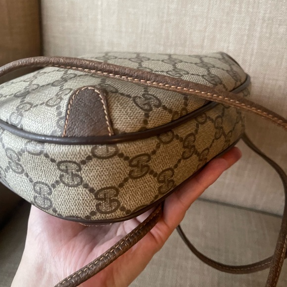 Authentic Gucci vintage web sherry line crossbody bag 156.02.066 (B50) - Picture 6 of 13